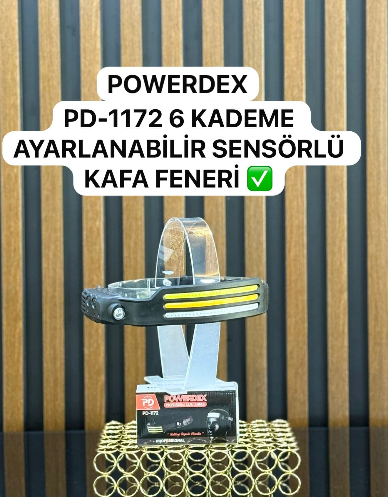 Powerdex PD-1172 Kafa Lambası