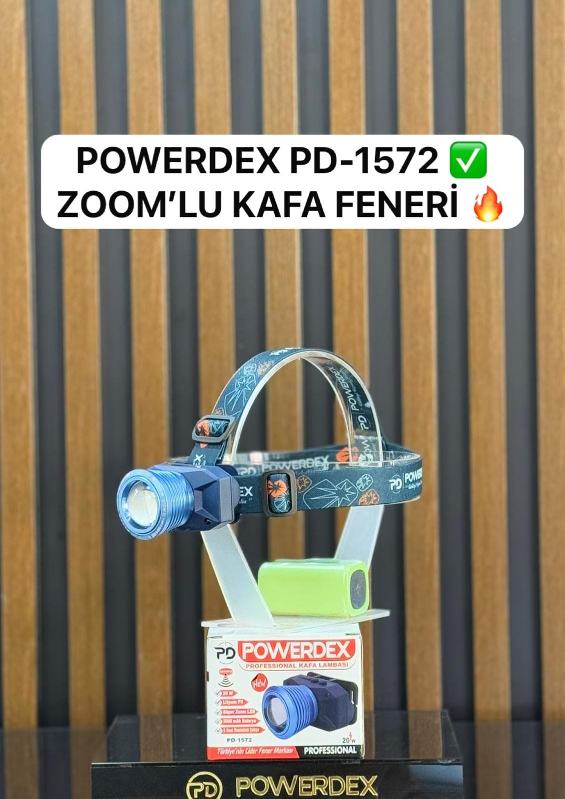 Powerdex PD-1572 Kafa Lambası
