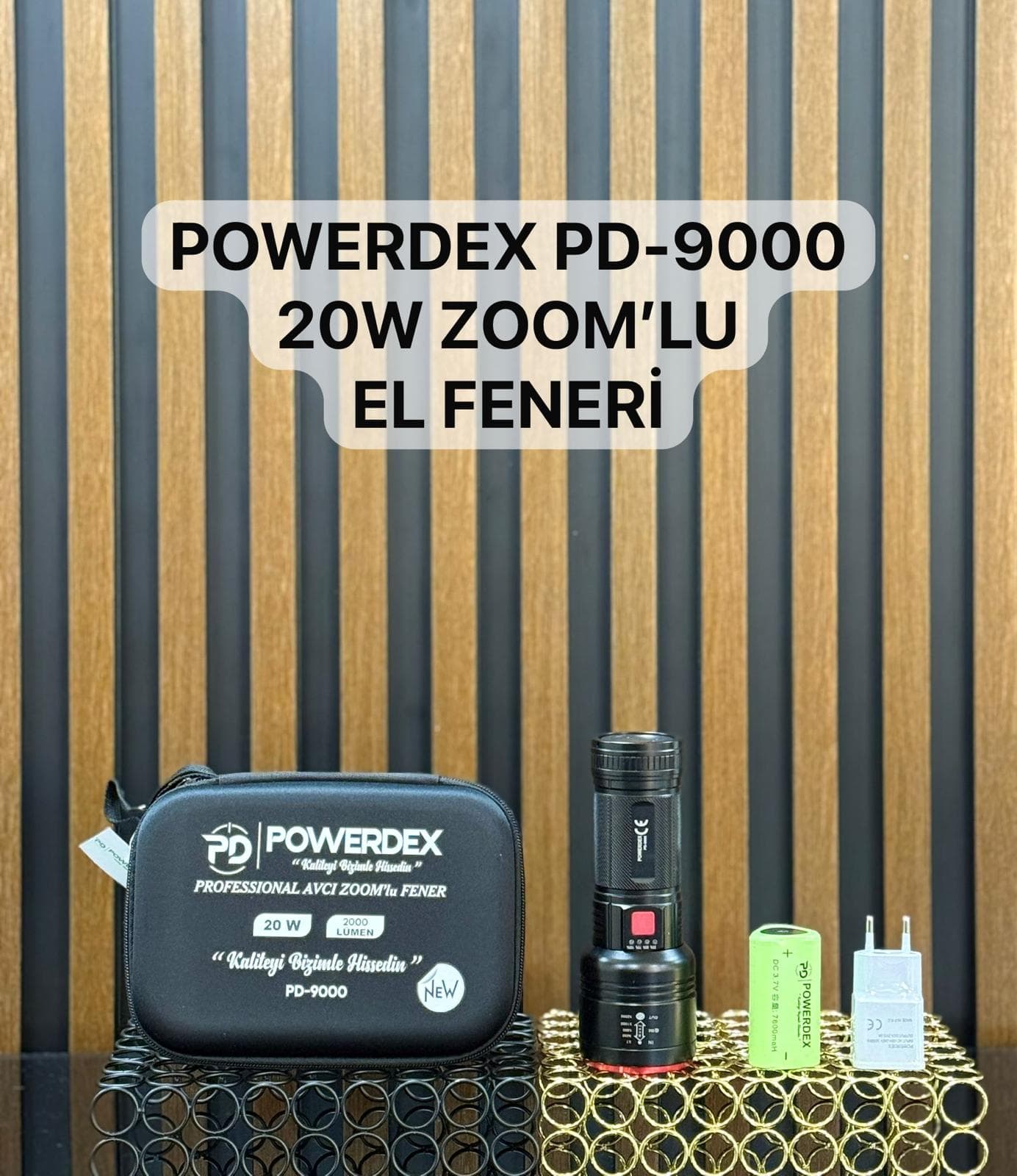 Powerdex PD-9000 Profesyonel Dijital Şarjlı Traş Makinesi
